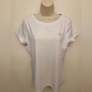 NWT Under Armour Heat Gear Ladies Short Sleeve Fitted T-Shirt